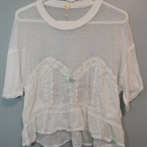 Free People Fall in Love Tee, Size Small